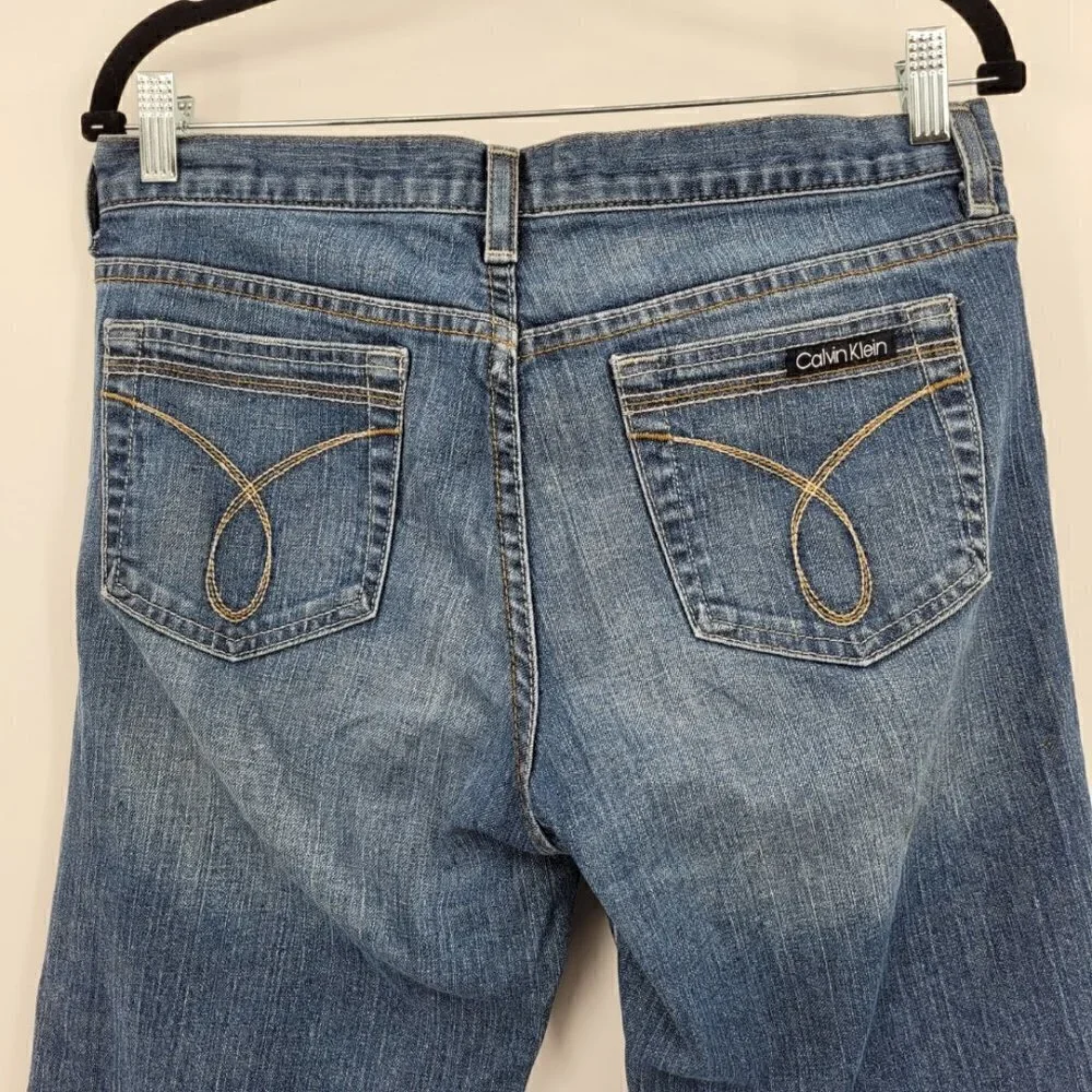 Calvin Klein Fit Flare Medium Wash Jeans